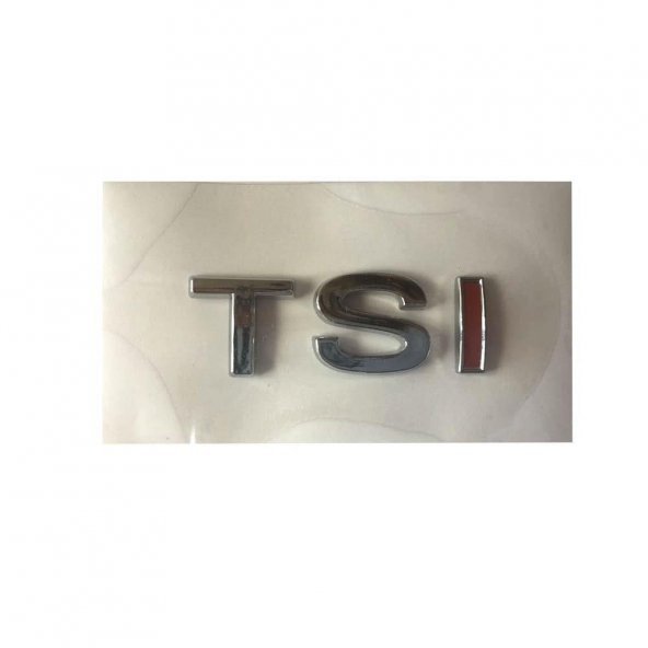 VW TSI YENİ MODEL İKİ KIRMIZI BAGAJ YAZISI LOGO ŞİLT 5K0853675N ürün görseli