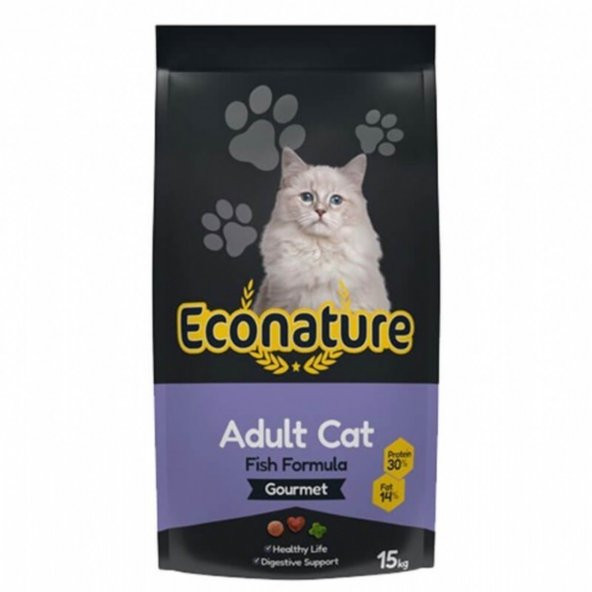 Econature Gurme Yetişkin Kedi Maması 15 Kg