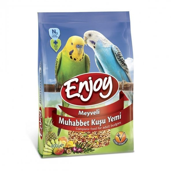 Enjoy Muhabbet Meyveli Kuş Yemi 400 Gr