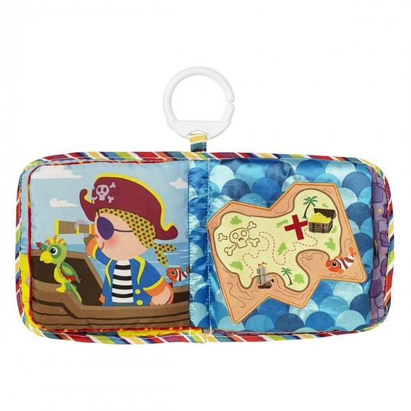 Tomy Lamaze Kaptan Horace İlk Kitabım Eğitici Bez Aktivite Kitabı - 3