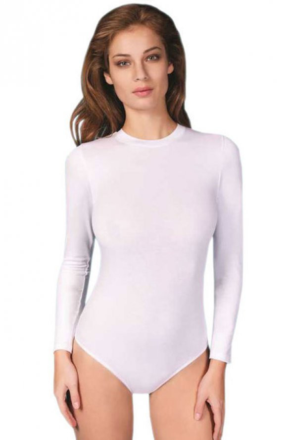 Berrak 2107 Kadın Uzun Kol Çıtçıtlı Body - 2