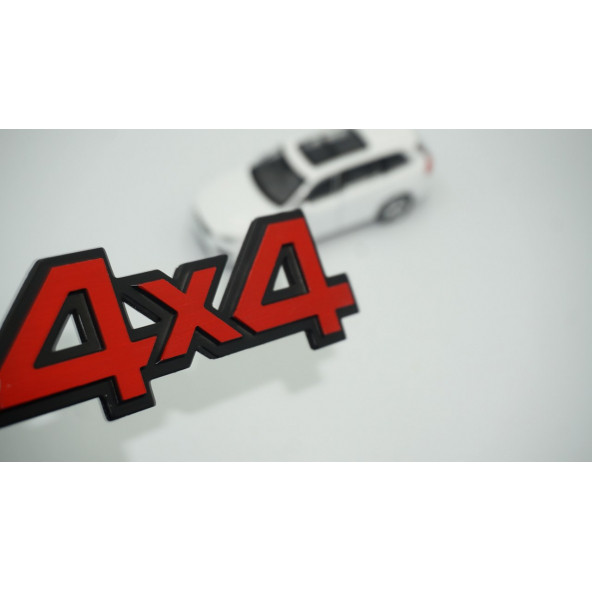 4X4 Arazi Suv Pickup Bagaj Krom Metal 3M 3D Yazı Logo Amblem