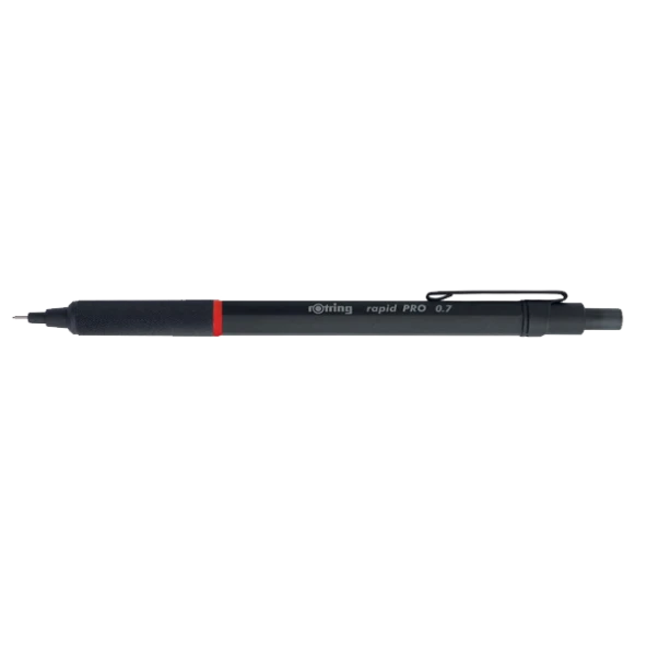 Rotring Rapid Versatil Kalem 0.7 Mm Pro Siyah (1 Adet Kutulu)