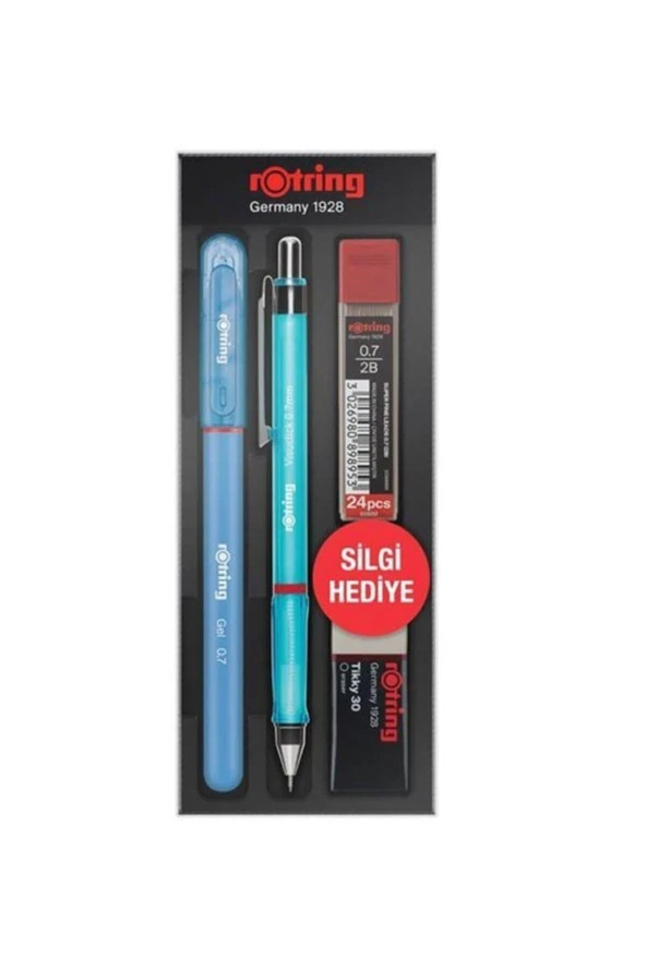 Rotring Visuclick + Jel Okul Seti 0.7 mm Mavi