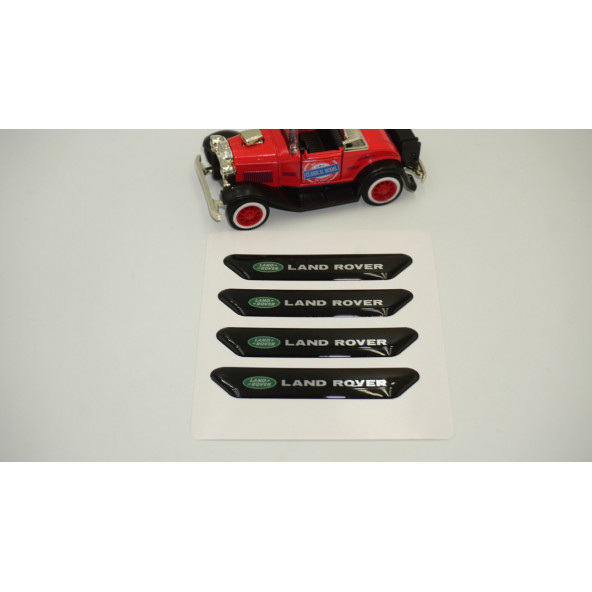 Land Rover Logo Kapı Kenarı Koruma Metalize Damla Desen 3M Band - 2