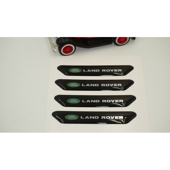 Land Rover Logo Kapı Kenarı Koruma Metalize Damla Desen 3M Band - 3