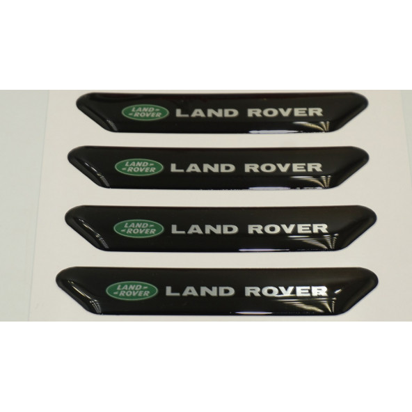 Land Rover Logo Kapı Kenarı Koruma Metalize Damla Desen 3M Band - 4