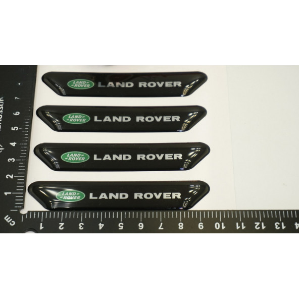 Land Rover Logo Kapı Kenarı Koruma Metalize Damla Desen 3M Band - 6
