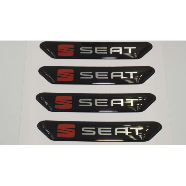 Seat Logo Kapı Kenarı Koruma Metalize Damla Desen 3M Band - 4