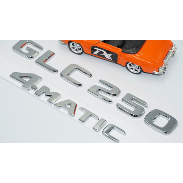 DK Tuning GLC250 4Matic Bagaj Krom ABS Yazı Logo Benz İle Uyumlu - Resim 3