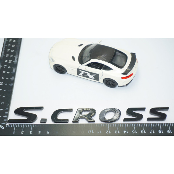DK Tuning S-Cross Bagaj Siyah Yazı Logo Suzuki İle Uyumlu - 4
