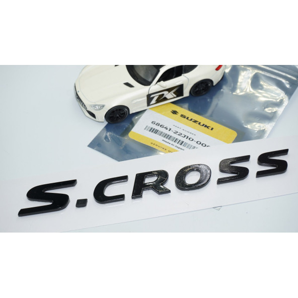 DK Tuning S-Cross Bagaj Siyah Yazı Logo Suzuki İle Uyumlu - 5