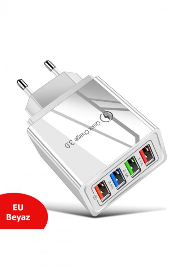 Zuidid 4 Usb Portlu 3.1A - 48W Çoklu Şarj Cihazı