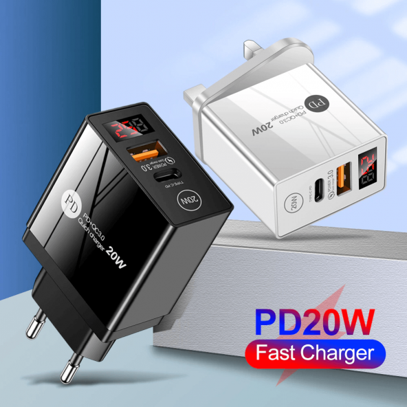 Zuidid 20W Pd + USB Hızlı Şarj LED Göstergeli - 8