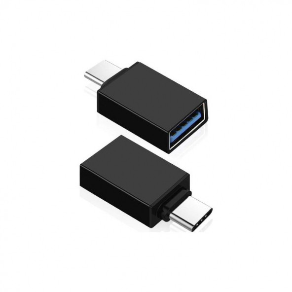 MİNİ TYPE C OTG USB DONUSTURUCU 1 ADET - SİYAH - 2