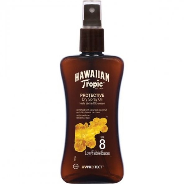 H.TROPIC PROTECTIVE TANNING OIL SPRAY F8 200 ML