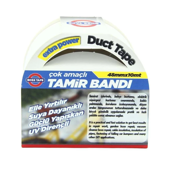 Duct Tape çok amaçlı Tamir Bandı Çadır Tamir Bantı Suya Dayanıklı 48mmx10Mt - Resim 3