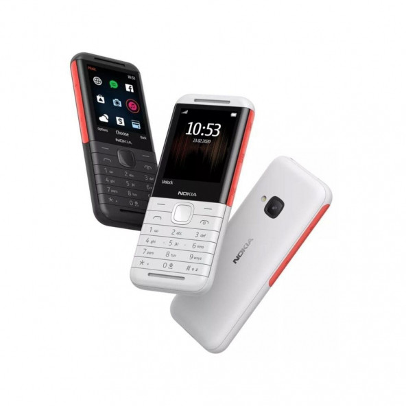 nokia  5800d kameralı cep telefonu beyaz  ithalatçı garantili - 2