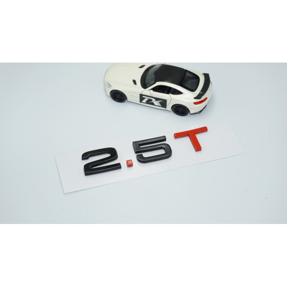 DK Tuning 2.5 T Bagaj Siyah Kırmızı 3M Yazı Logo Audi İle Uyumlu - Resim 2