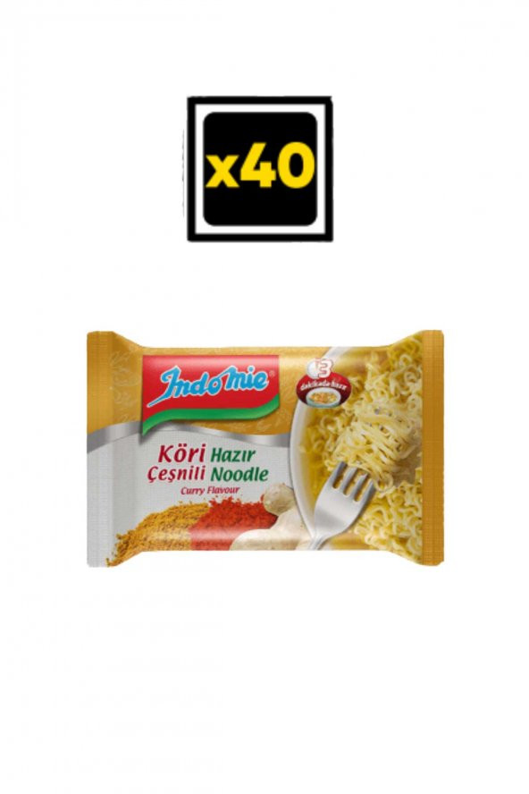 Indomie Körili Hazır Noodle 75 gr 40'lı