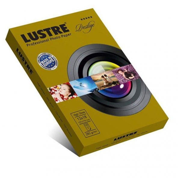 Lustre Prestige 13x18 inkjet Silk (ipek) Fotoğraf Kağıdı - 285Gr. - 5R