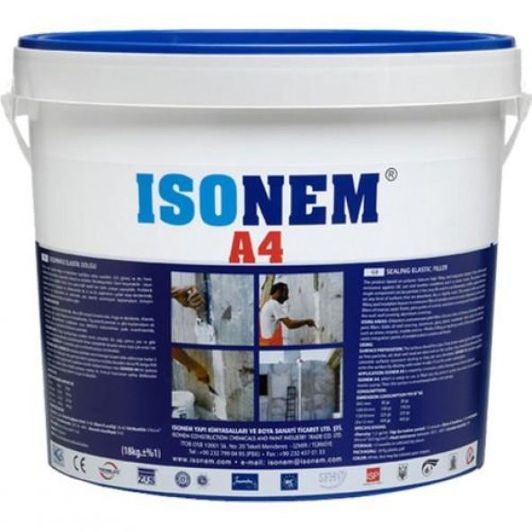 Isonem A4 Sızdırmaz Elastik Dolgu 5 Kg Beyaz