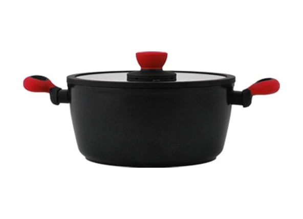 Colorgy Diamond Pro 24 Cm Derin Tencere Kırmızı Renkli