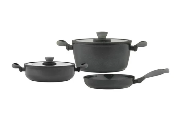 Colorgy Diamond Pro 5 Parça Set Gri Renkli