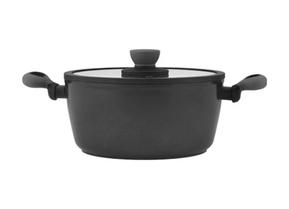 Colorgy Diamond Pro 24 Cm Derin Tencere Gri Renkli