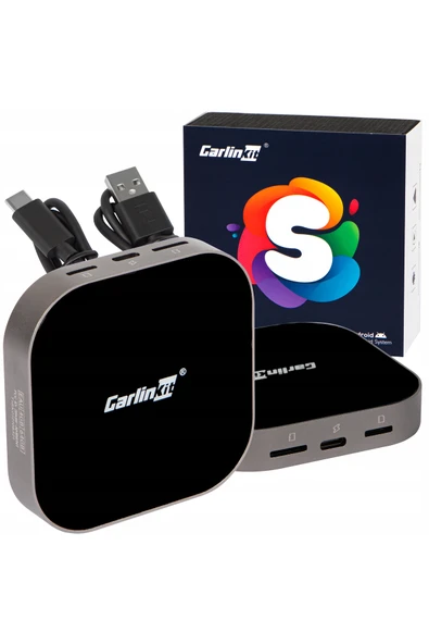 TBox S2 4GB RAM + 64G ROM Android 13.0 CarPlay & Android Auto Youtube Netflix Dahili GPS CPU SM6115