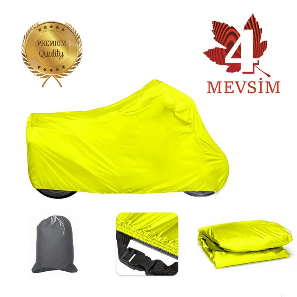 Rialli Pintox 125 Motor Sarı Motosiklet Brandası - 1