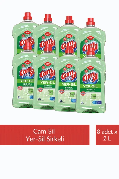 Camsil Yer-Sil Sirkeli 2 lt x 6 Adet ürün görseli 1