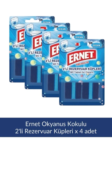 Ernet Rezervuar Blok Okyanus Kokulu 2'li x 4 Adet ürün görseli 1