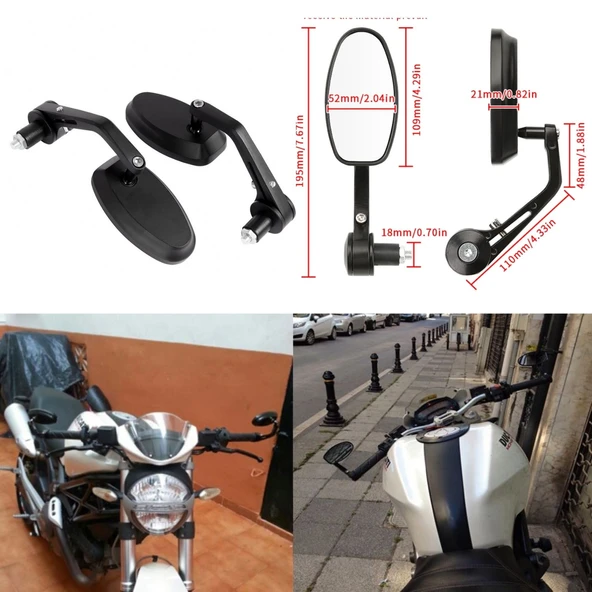 PTTAVM: Rks Srt 900 Sx Gidon Ayna-Oval Camlı-A02346