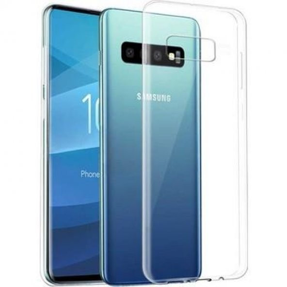 Samsung Galaxy S10 Lite Şeffaf Tıpalı Kamera Korumalı Silikon Kılıf ürün görseli