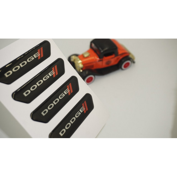 Dodge Logo Kapı Kenarı Koruma Metalize Damla Desen 3M Band