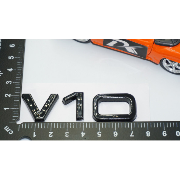 DK Tuning V10 3M 3D Siyah ABS Bagaj Logo Amblem Audi İle Uyumlu - 4