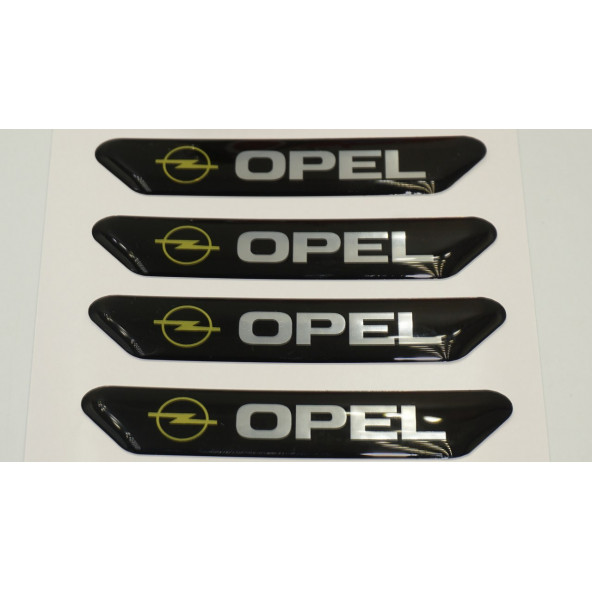 Opel Logo Kapı Kenarı Koruma Metalize Damla Desen 3M Band - 4