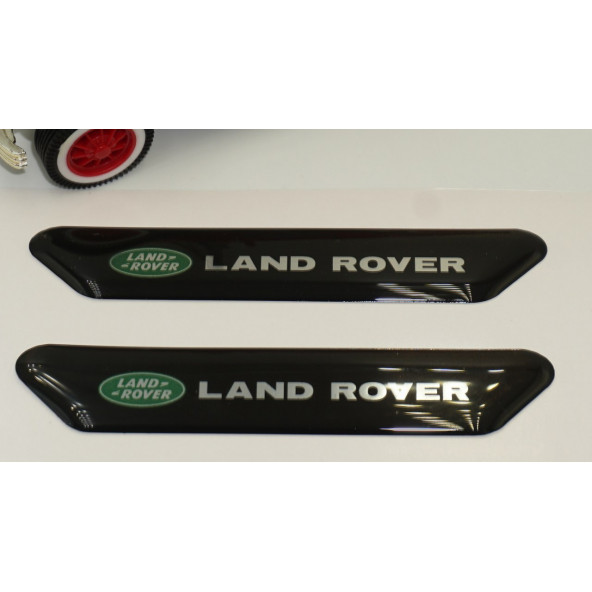 Land Rover Logo Çamurluk Yanı Ve Ayna Metalize Damla Desen 3M Logo Arma - 4
