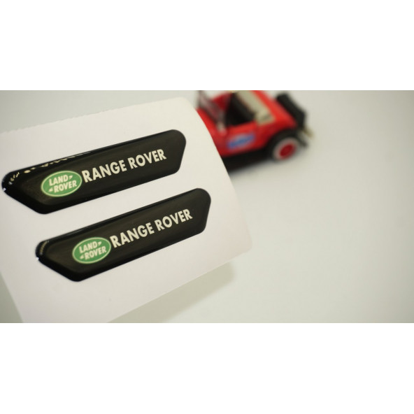 Land Rover Range Rover Logo Çamurluk Yanı Ve Ayna Metalize Damla Desen 3M Logo Arma