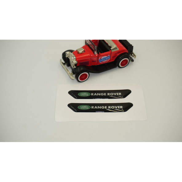 Land Rover Range Rover Logo Çamurluk Yanı Ve Ayna Metalize Damla Desen 3M Logo Arma - 2