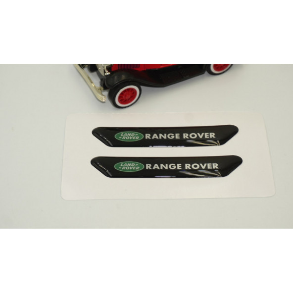 Land Rover Range Rover Logo Çamurluk Yanı Ve Ayna Metalize Damla Desen 3M Logo Arma - 3