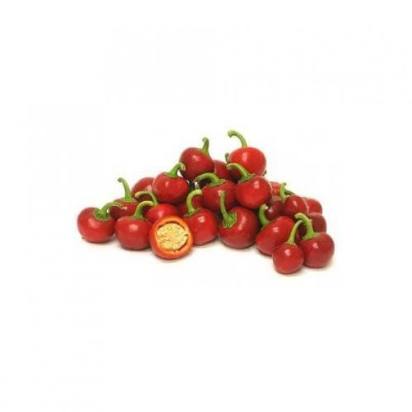Süper Paket 250 Adet Tohum Nadir İthal Cherry Kiraz Biberi Tohumu Biber Tohumu