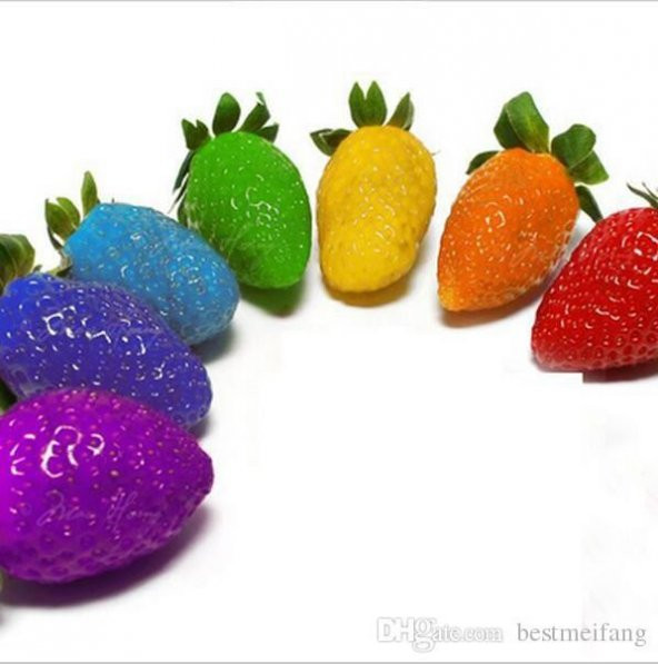 Saksılık Nadir İthal 9 Farklı Renkte Çilek Tohumu 18 Tohum ürün görseli