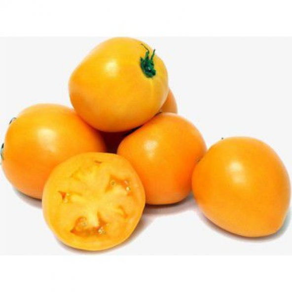 Nadir İthal Turuncu Cherry Domates Tohumu Ekim Seti 5 Tohum Saksı Toprak Kombin - 3
