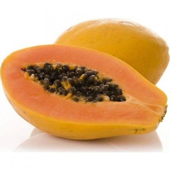 İthal Tropikal Papaya Meyvesi Tohumu Ekim Seti Papaya Tohumu 3 Tohum Saksı Toprak Kombin