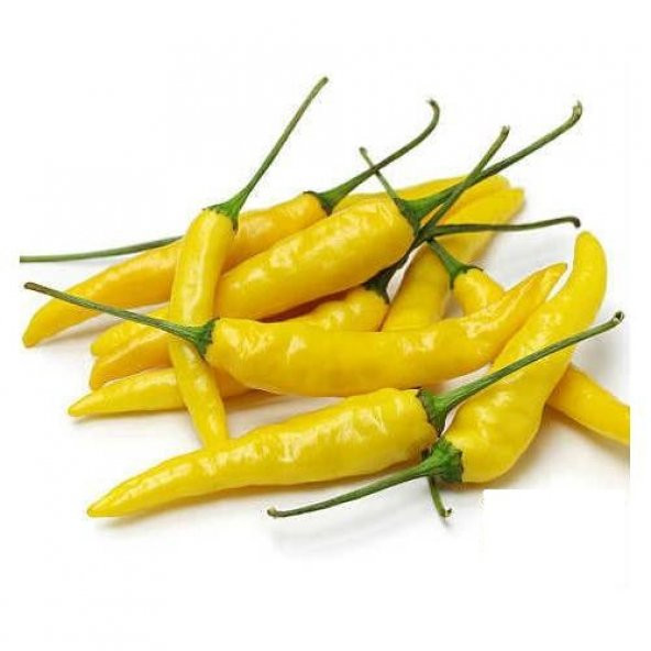 Eko Paket 150 Adet Tohum Acı Sarı Süs Biber Tohumu Süs Biberi Tohumu