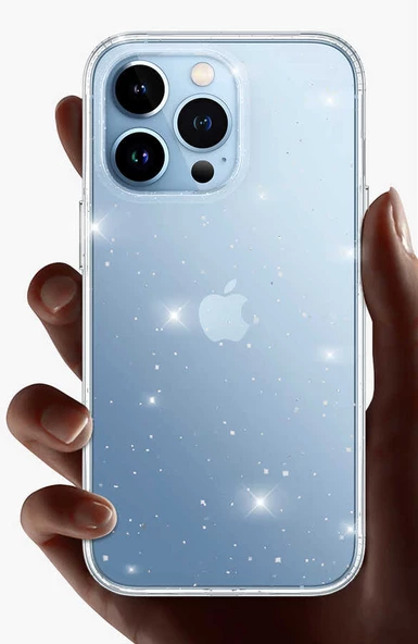 Apple iPhone 13 Pro Max Kılıf Zore Vixy Simli Kılıf - Resim 8