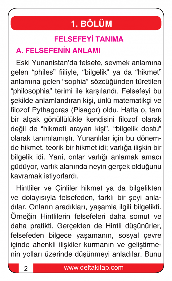 TYT Felsefe Kartları - 3