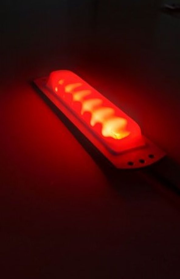 Su Geçirmez Led Lamba Marine Tekne Karavan 24volt-15 Cm KIRMIZI - Resim 3